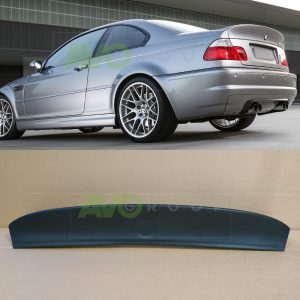 Trunk Boot Lid CSL Ducktail Spoiler for BMW 3 E46 1999-2006 Coupe ABS Matt