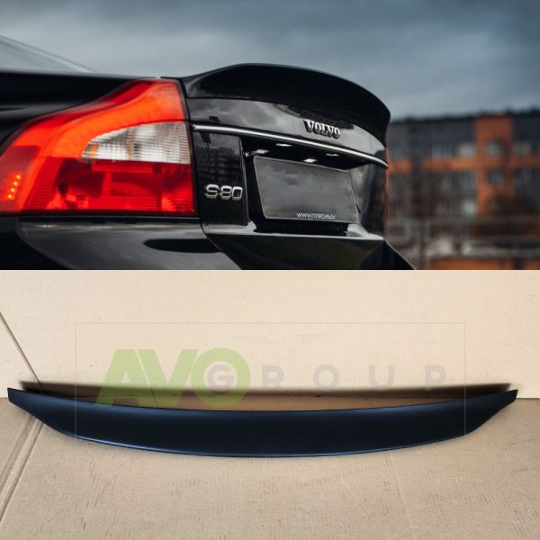 Trunk Boot Lid Ducktail Spoiler for Volvo S80 MK2 2006-2016