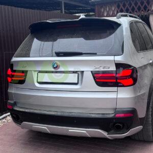 aero package solid rear bumper spoiler for bmw x5 e70 2007 2010 grp