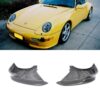 aero style fangs flaps spoiler for porsche 911 (993) 1994 1998