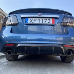 aero style rear bumper diffuser for saab 9 3 2007 2014