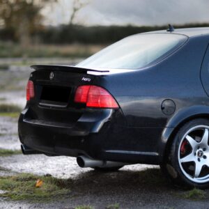 aero style trunk boot lid spoiler for saab 9 5 2005 2009