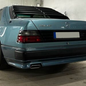 ang sport style rear bumper diffuser for mb w124 with exhaust hole