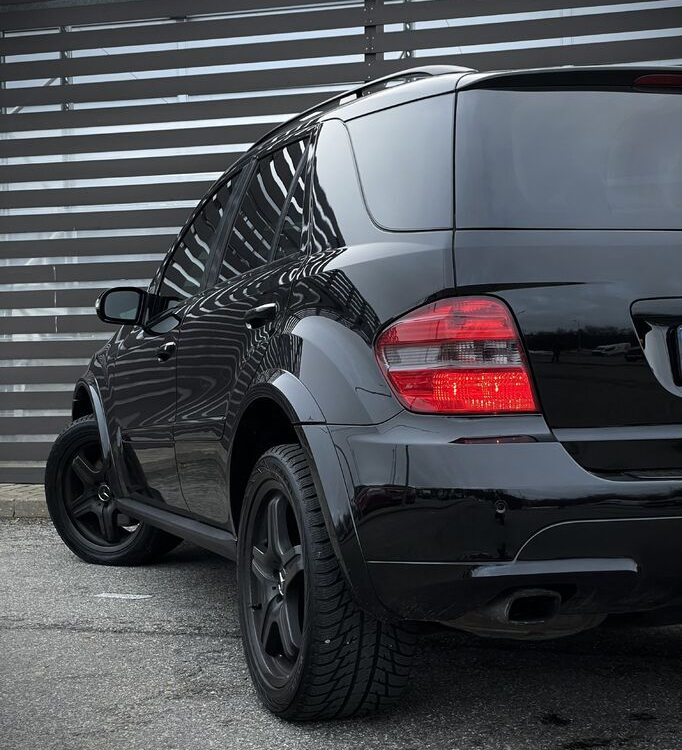 ang style wheel arches fender flares for mb ml w164 2005 2011 grp