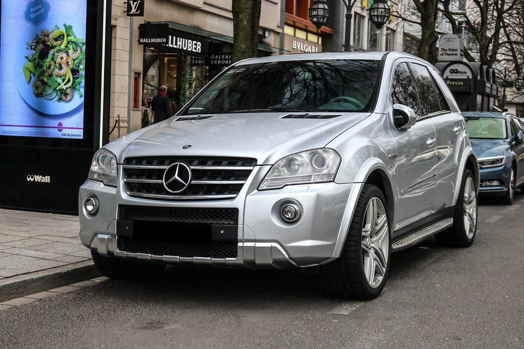 ang style wheel arches fender flares for mb ml w164 2005 2011 grp