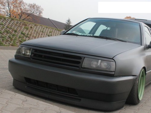 Bad look Upper Headlight Eyelids for VW Vento 1991-1998 without a cutout for the emblem GRP