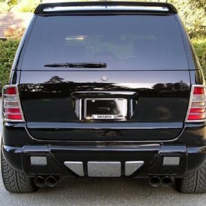 br style rear roof spoiler wing for mercedes ml w163