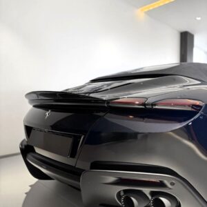 carbon rear trunk lip spoiler / wing for ferrari roma spider
