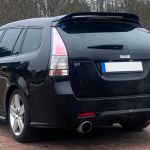 classic style roof boot lid spoiler for saab 9 3 2002 2014 combi