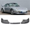 clubsport rs style front bumper spoiler lip for porsche 911 (993) 1994 1998