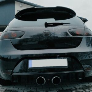 cupra style roof boot lid spoiler for seat leon 2 mk2 1p 2009 2012 facelift