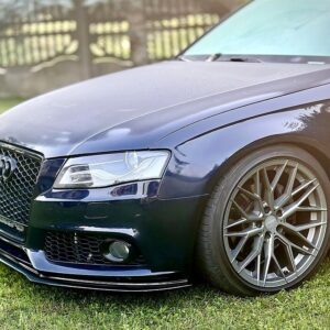 dtm sport front bumper spoiler lip for audi a4 b8 2008 2011 s line / s4