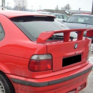 dtm style trunk boot lid spoiler for bmw 3 e36 compact