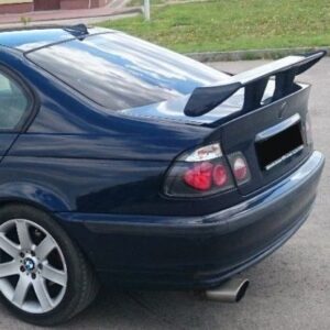 dtm style trunk boot lid spoiler for bmw 3 e46 saloon grp