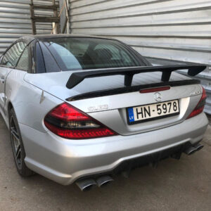 dtm style trunk boot lid spoiler for mercedes sl r320 grp