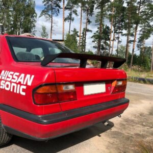dtm style trunk boot lid spoiler for nissan primera p10 1990 1997 grp