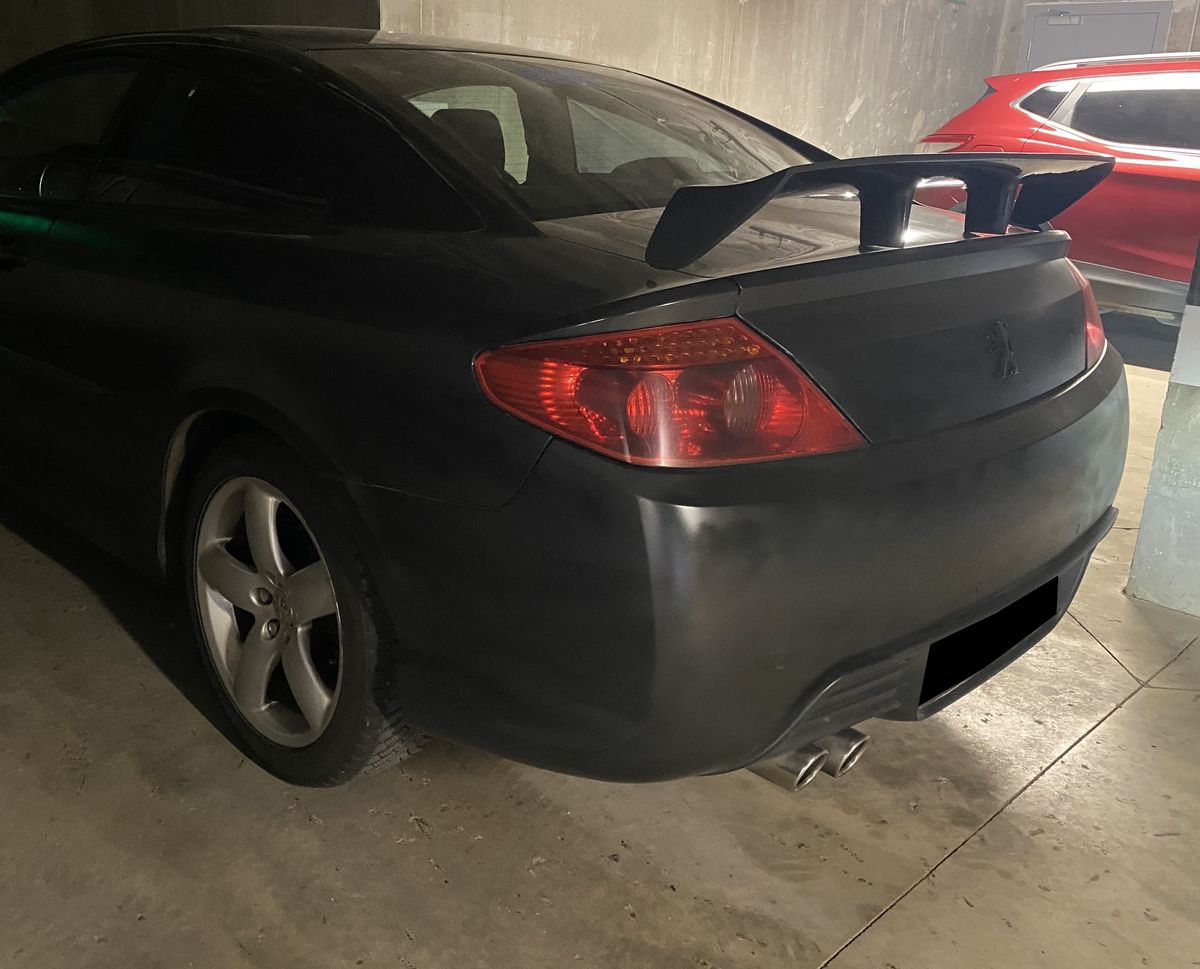 dtm style trunk boot lid spoiler for peugeot 407 sedan / coupe
