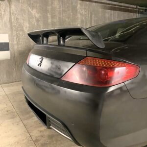 dtm style trunk boot lid spoiler for peugeot 407 sedan / coupe