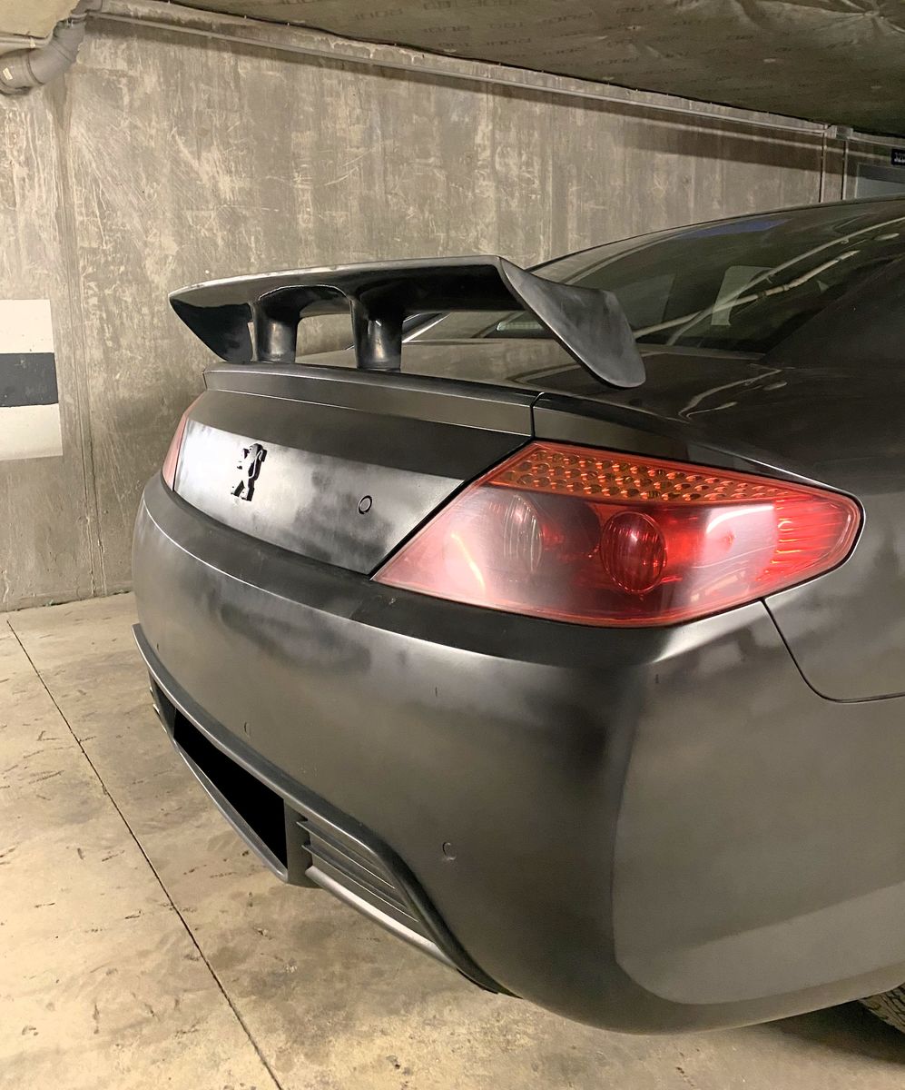 dtm style trunk boot lid spoiler for peugeot 407 sedan / coupe