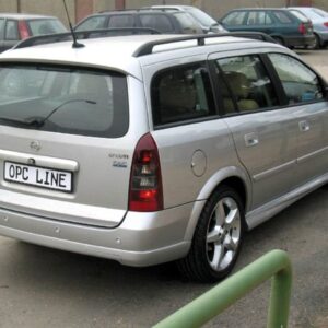 gsi opc style roof boot lid spoiler for opel astra g 1998 2005 combi wagon