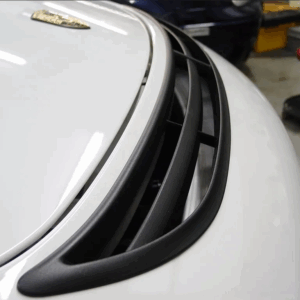 gt3 front bumper grill hood vent smile for porsche 986 boxster, 911 (996/997)