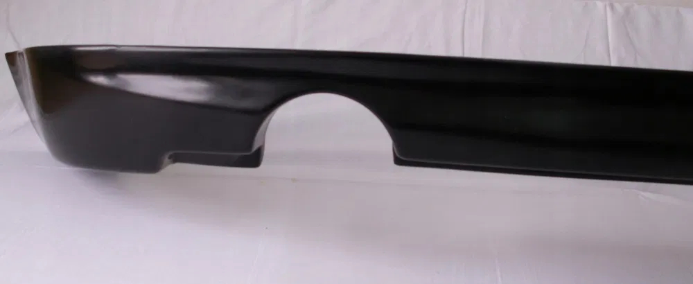 gti 25th anniversary rear bumper diffuser for vw golf 4 1997 2005 hatchback (with silencer hole)