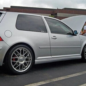 gti 25th anniversary style side skirts for vw golf 4 1997 2005