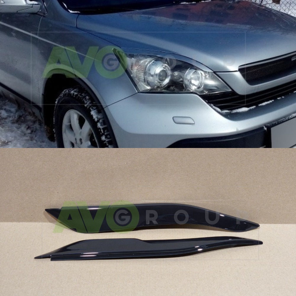 headlight eyelids for Нonda cr v 2006 2012 abs gloss