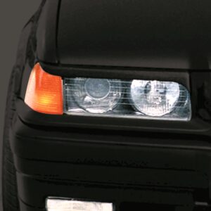headlight eyelids for bmw 3 e36 1990 2000 abs gloss