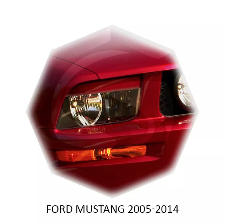 headlight eyelids for ford mustang 2005 2014 abs