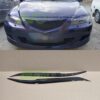 headlight eyelids for mazda 6 2002 2008 abs gloss