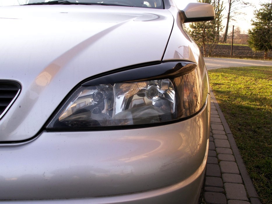 headlight eyelids for opel / vauxhall astra g 1998 2005 grp