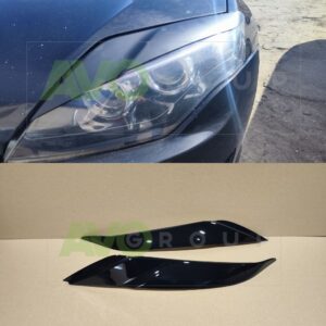 headlight eyelids for renault laguna 3 2007 2015 abs gloss