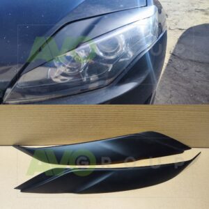 headlight eyelids for renault laguna 3 2007 2015 abs matt