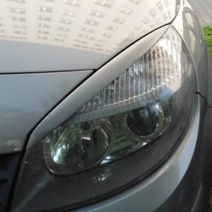 headlight eyelids for renault scenic 2 2003 2009 grp