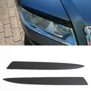 headlight eyelids for skoda octavia 2 2005 2009 abs matt