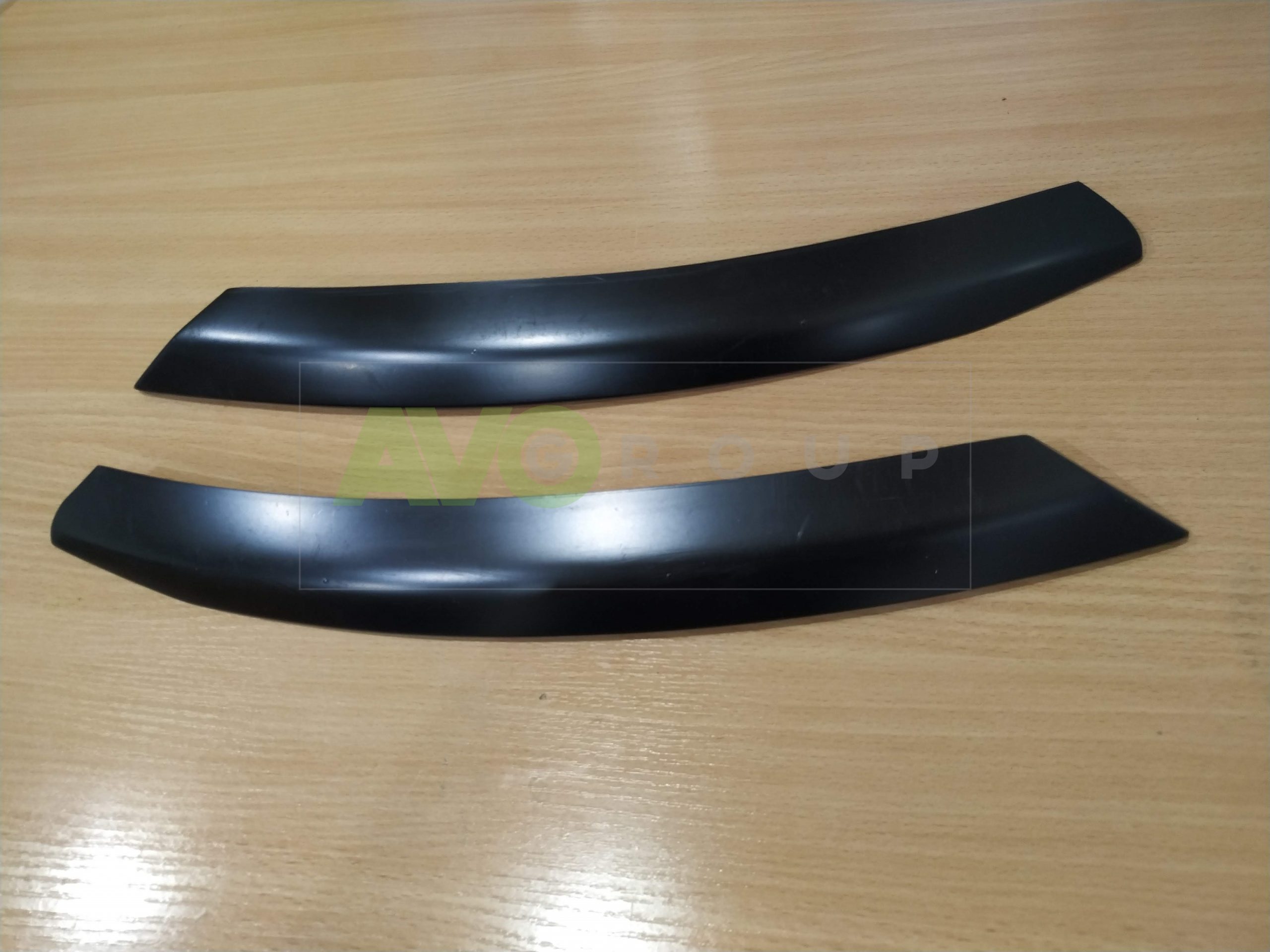 headlight eyelids for skoda rapid 2012 2019 abs matt