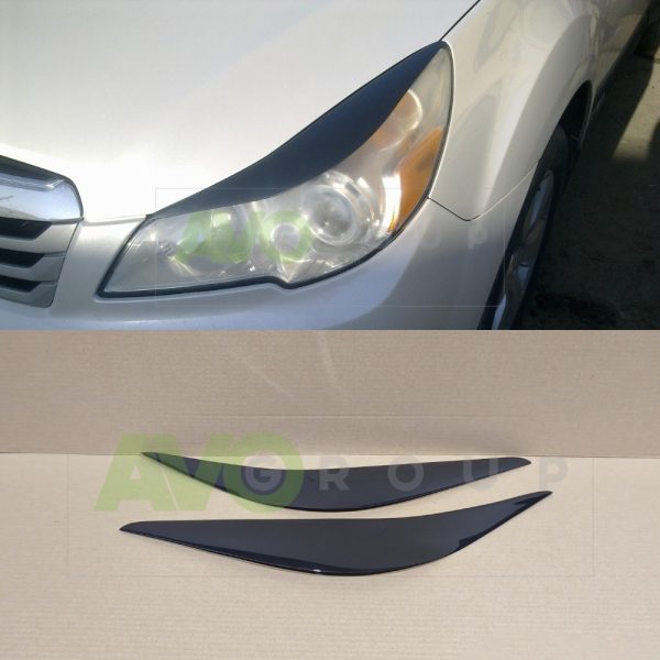 headlight eyelids for subaru legacy 2009 2014 abs matt (copy)