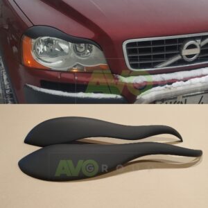 headlight eyelids for volvo xc90 2002 2014 abs matt v2