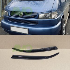 headlight eyelids for vw t4 long nose 1996 2003 abs gloss
