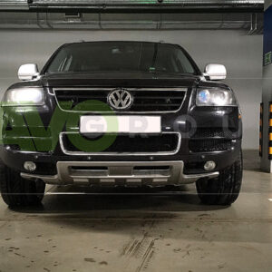 front bumper spoiler lip for vw touareg mk1 7l 2002 2006 v1