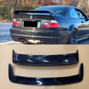 ltw gt low trunk boot lid spoiler for bmw 3 e46 / m3 / coupe / cabrio 1997 2006
