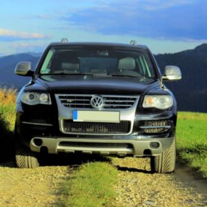 front bumper spoiler lip for for vw touareg mk1 7l 2006 2010