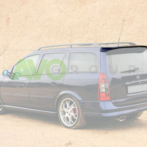opc style roof boot lid spoiler for opel astra g 1998 2005 combi wagon
