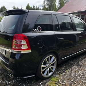 opc style roof boot lid spoiler for opel / vauxhall zafira b 2005 2014