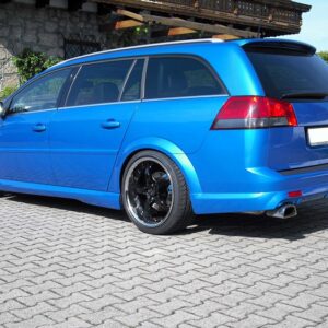 opc style roof boot lid spoiler for opel vectra c 2002 2008 combi