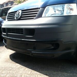 projktzwo style front bumper spoiler lip for vw t5 2003 2009 transporter