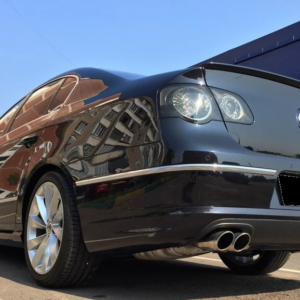 r line / r36 style rear bumper spoiler for vw passat 6 b6 2005 2010