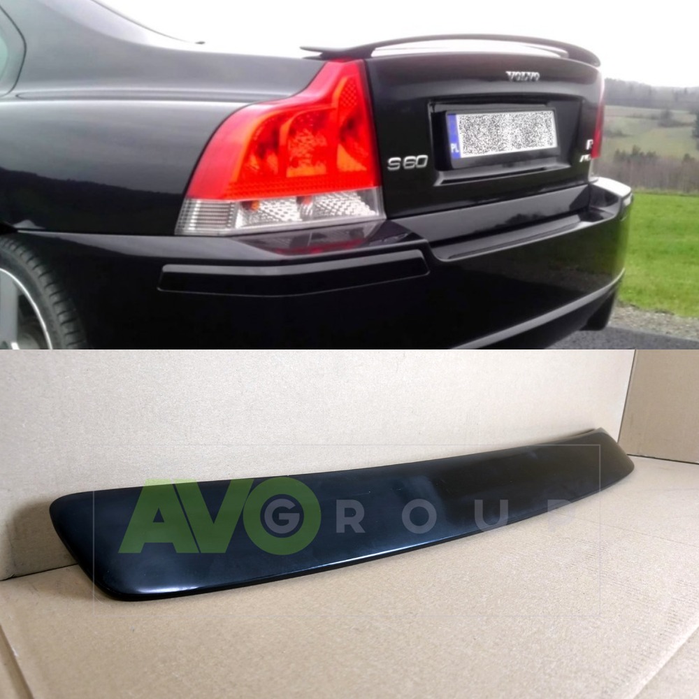 r style challenge trunk boot lid spoiler for volvo s60 2000 2009