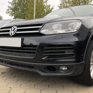 r style front bumper spoiler lip for vw touareg mk2 7p 2010 2014